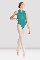M3114LM Ladies Mirella Miami Zip Front Leotard