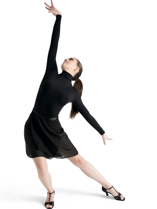 GEORGETTE LONG WRAP SKIRT