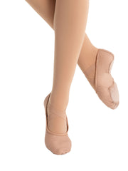 2037 CAPEZIO HANAMI LIGHT SUNTAN STRETCH CANVAS BALLET SHOES