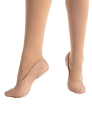 2037 CAPEZIO HANAMI LIGHT SUNTAN STRETCH CANVAS BALLET SHOES