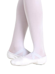 2037 CAPEZIO HANAMI WHITE STRETCH CANVAS BALLET SHOES