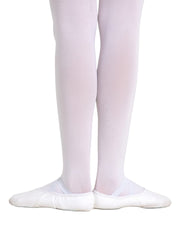 2037 CAPEZIO HANAMI WHITE STRETCH CANVAS BALLET SHOES
