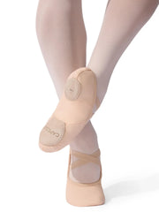 2037 CAPEZIO HANAMI LIGHT PINK STRETCH CANVAS BALLET SHOES