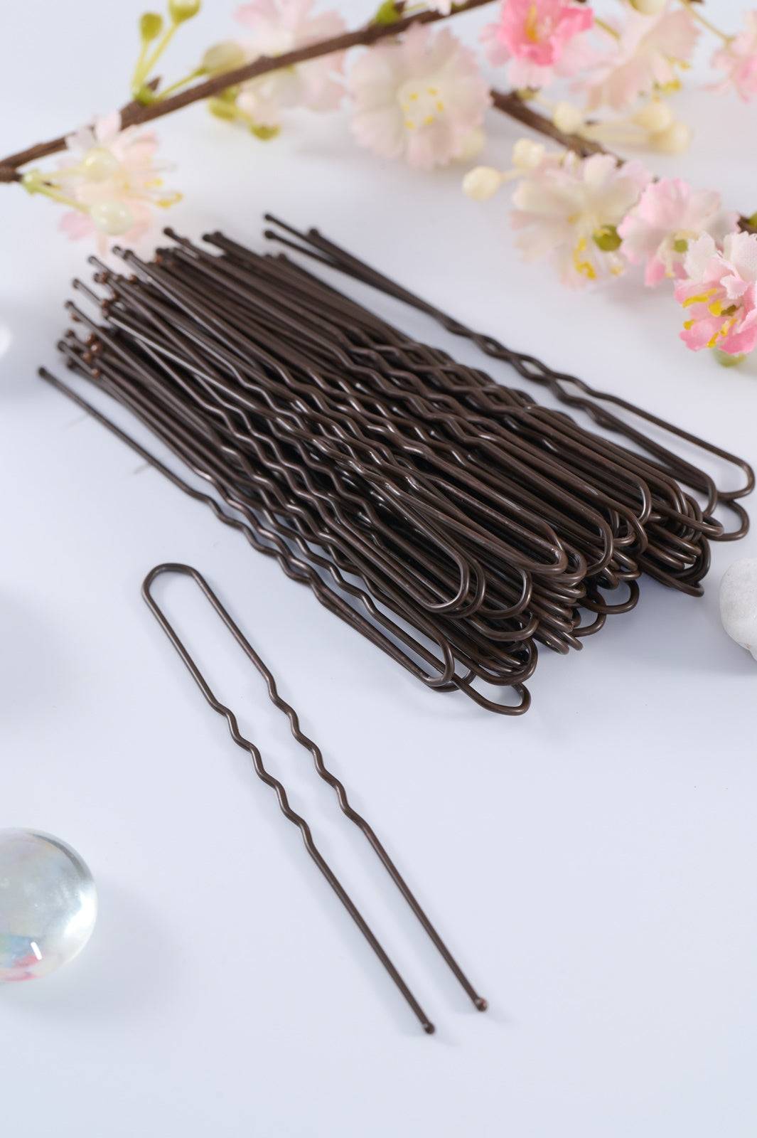FH2 - Lot de 60 épingles à cheveux en forme de U de 7,6 cm 