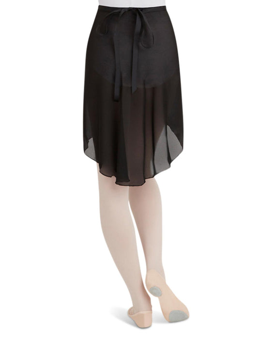 JUPE LONGUE PORTEFEUILLE EN GEORGETTE