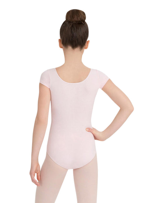 CC400C GIRLS SHORT SLEEVE LEOTARD