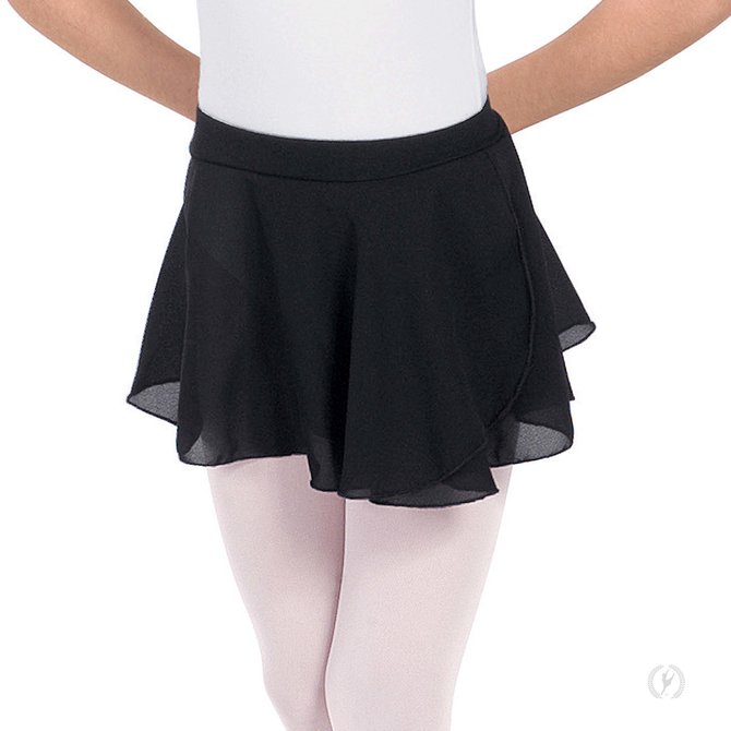 10127 Eurotard Mock Wrap Pull On Skirt