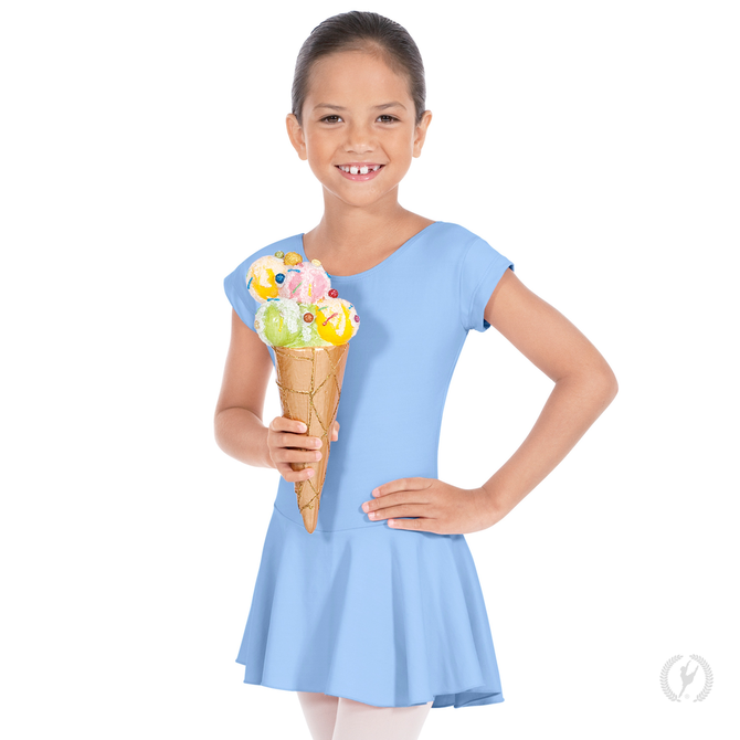 44285 GIRLS BOW BACK DRESS