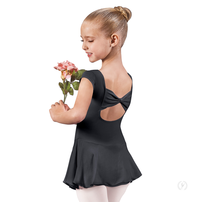 44285 ROBE FILLE AVEC NŒUD DANS LE DOS