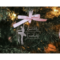 Ornement de Noël de professeur de danse 